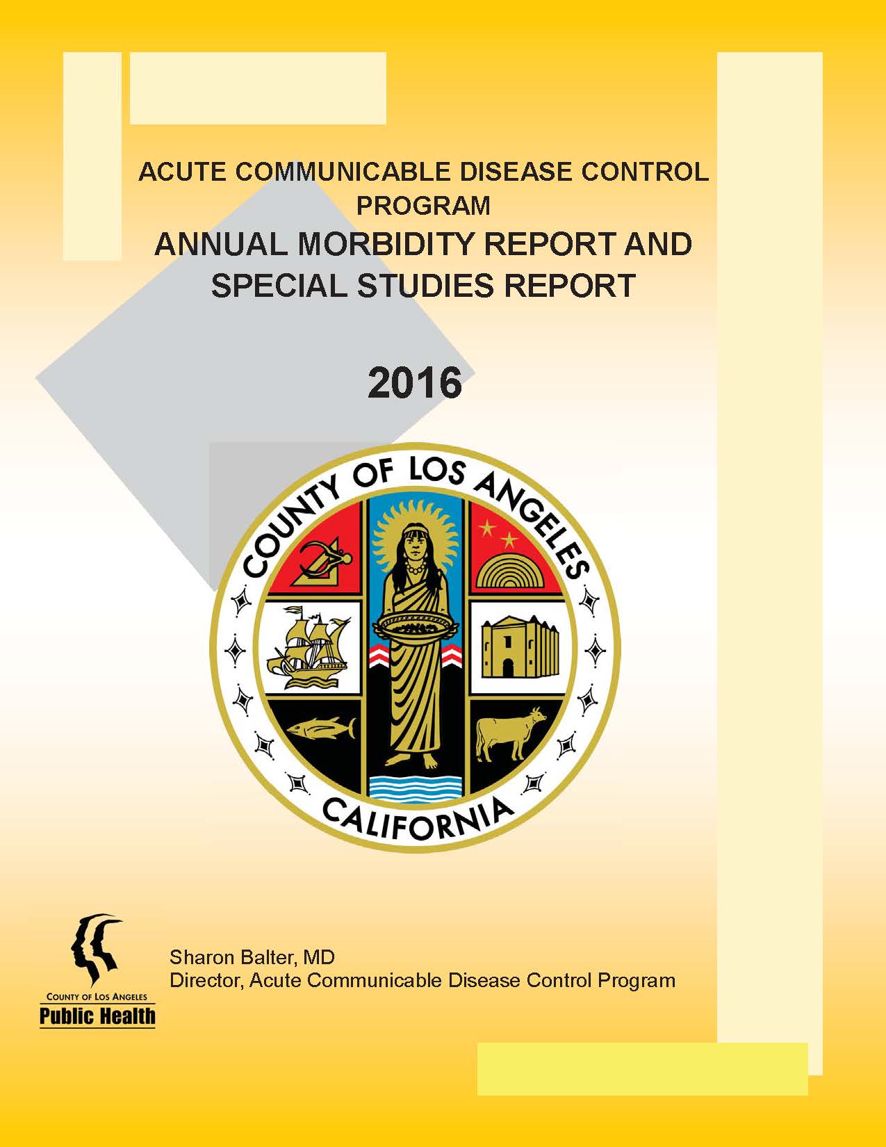 Department Of Public Health - Acute Communicable Disease Control